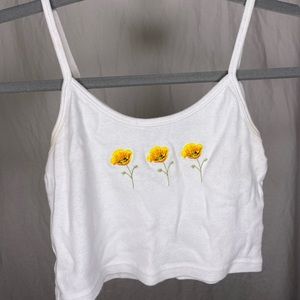 brandy Melville flower tank